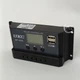 PWM контролер заряду сонячної батареї 20А 12V/24V, сонячний регулятор для свинцево-кислотних акумуляторів OPEN AGM GEL, з LCD дисплеєм та 2×USB 5V, PD-520A - зображення 7