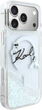 Etui Karl Lagerfeld Liquid Glitter Karl Script Logo MagSafe do Apple iPhone 17 Pro Transparent (3666339608293) - obraz 4