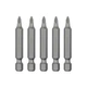 Комплект викруткових насадок PZ1 1/4" * 50мм, ACR, S2, уп. 5од., STORM INTERTOOL VT-0203 - зображення 3