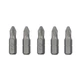 Комплект насадок викруткових PZ2 1/4 "* 25мм, ACR, S2, уп. 5од., STORM INTERTOOL VT-0209 - изображение 3