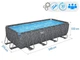 Каркасний басейн Bestway 561KA APX 365 Розмір 549х274х132 см фільтр-насос,драбина,тент - зображення 2