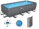 Каркасний басейн Bestway 561KA APX 365 Розмір 549х274х132 см фільтр-насос,драбина,тент - зображення 4