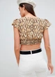 Блузка жіноча Emory Park коричнева, розмір XS (STK003131-20) - зображення 2