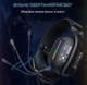 Бездротові ігрові навушники onikuma gt808 Tri-Mode з мікрофоном Bluetooth 5.3, 2.4 GHz, 3.5 мм, чорні - изображение 3