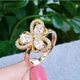 Кільце 17 розмір Xuping Jewelry позолота 18К медзолото 8426 - зображення 2