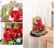 Конструктор Red Roses Серія Flower Flask Червоні троянди під куполом 574 деталі - зображення 6