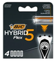 Змінні картриджі BIC Flex 5 Hybrid 4 шт (3086123644885) - зображення 1