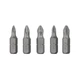Комплект викруткових насадок PH1, PH2, PZ1, PZ2 1/4" * 25мм уп. 5од., S2, STORM INTERTOOL VT-0210 - изображение 3