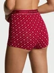 Женские трусики Victoria's Secret (228779695781) Logo Cotton High-Waist Boyshort XS красные - изображение 2