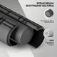 Массажный ролик WCG K3 Premium Foam Roller 42 см, черный, 3D рельеф, EVA, до 200 кг - изображение 3