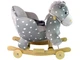Конячка-качалка 2 в 1 LeanToys сіра в горошок, 15632 (5905679071694) - зображення 6