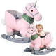 Конячка-гойдалка 2 в 1 LeanToys Єдиноріг рожевий, 28719 (5905991087014) - зображення 2
