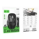 Мышь компьютерная Беспроводная HOCO GM40 Dixon RGB dual-mode wireless mouse Black - изображение 2