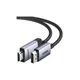 Кабель мультимедійний DisplayPort M to HDMI M 3.0m V1.2 4K60Hz 2K144Hz 1080P240Hz black Ugreen (25491) - зображення 2