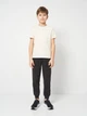 Подростковая футболка для мальчика Puma Essentials Small No.1 Logo 69297587 146-152 см Alpine Snow (4069162017581) - изображение 3