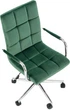 Fotel biurowy Halmar Gonzo 4 Ciemno-Zielony (5905248115989) - obraz 6