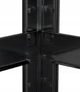Стеллаж металлический на 5 полок, нагрузкой до 875 кг LEOBRO LB-R117 Black 150 х 70 х 30 см, 175кг/полка, черный - изображение 4
