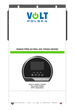Сонячний інвертор Volt Polska ULTRA-HV 11000 48/230V (5200/11000W) + 100A MPPT (450V), автономний з дисплеєм - зображення 3
