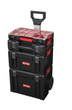 Набір із 4 ящиків для зберігання інструментів Qbrick System PRO Set 3 модульні, на коліщатках, з поролоновим покриттям - зображення 1