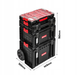 Набір із 4 ящиків для зберігання інструментів Qbrick System PRO Set 3 модульні, на коліщатках, з поролоновим покриттям - зображення 4