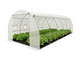 Садовая теплица парник 18м2 6х3х2 м LEOBRO Garden White MultiDoor LB-G114-WHT, с рамой из оцинкованной стали, белая - изображение 1
