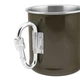 Кружка із карабіном Mil-Tec 250мл Олива KARABINERBECHER S/STEEL (14608102-250) - изображение 3