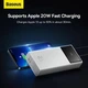 Powerbank Павербанк Baseus Star Lord Display 22.5W 20000 mAh White (PPXJ080002) - изображение 8