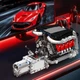 Конструктор двигатель и коробка MB V8 1169 деталей Mould King Mking Engine 10203 - изображение 3