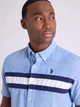 Рубашка хлопковая летняя мужская U.S. Polo Assn 11H0267-WK00A(Light Blue) M Голубая (786662457549) - изображение 4