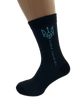 Набір чоловічих бавовняних шкарпеток Cool Socks з тризубом 10 пар чорні патріотичні високі розмір 38-42 - изображение 1