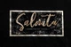 Футболка з принтом SALMITA розмір S чорна (01057) - изображение 2