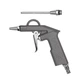 Пістолет для продування короткий з додатковим наконечником 80 мм INTERTOOL PT-0803 - изображение 1