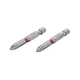 Комплект викруткових насадок PH2 1/4" * 50мм, S2, уп. 2 од., STORM INTERTOOL VT-0212 - зображення 1