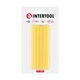 Комплект клейових стрижнів жовтих, 7,4×100 мм, 12 шт. INTERTOOL (RT-1050) - изображение 1