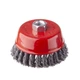 Щітка чашкова 100 мм, для КШМ, М14 (пучки крученого дроту) INTERTOOL BT-2100 - изображение 1