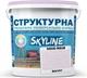 Краска цветная структурная SkyLine 0505-R50B 24 кг Йогурт (4821044020993) - изображение 1