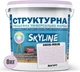 Краска цветная структурная SkyLine 0505-R50B 8 кг Йогурт (4821044020979) - изображение 2