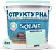 Краска цветная структурная SkyLine 0520-B90G 8 кг Мята (4821044021099) - изображение 2