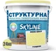 Краска цветная структурная SkyLine 0530-G90Y 24 кг Голденик (4821044021198) - изображение 2