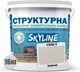 Краска цветная структурная SkyLine 1002-Y 16 кг Блеран (4821044021549) - изображение 2