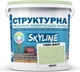 Краска цветная структурная SkyLine 1020-G40Y 4.8 кг Лесси (4821044021723) - изображение 1
