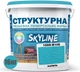 Краска цветная структурная SkyLine 1555-B10G 16 кг Капель (4821044021501) - изображение 2