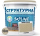 Краска цветная структурная SkyLine 2020-Y20R 16 кг Глоринт (4821044022669) - изображение 2