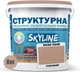 Краска цветная структурная SkyLine 2030-Y60R 8 кг Румяный (4821044022775) - изображение 2