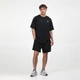 Мужская чёрная футболка New Balance NB Small Logo 46 (S) (MT41509BK) - изображение 3
