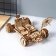 Деревянный 3D-пазл конструктор Лунный вездеход CK808 (388 деталей) - изображение 6