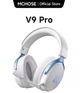 Навушники MCHOSE V9 PRO White-Blue Бездротова Ігрова Гарнітура, Радіоканал/Bluetooth/3.5мм. Знімний Мікрофон, RGB Підсвічування, Об'ємний звук 7.1, Автономна робота 250 Годин - изображение 1
