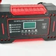 Зарядний пристрій для автомобільних акумуляторів 12V, інтелектуальна портативна зарядка для свинцево-кислотних акумуляторів Wet, MF, Gel, AGM 2-100 AH із режимом відновлення, ZPW-060-Red - зображення 2