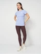 Футболка хлопковая женская Puma Ess Small No. 1 Logo Tee (S) 68237360 S Intense Lavender (4069161935299) - изображение 3