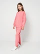 Подростковый спортивный костюм (свитшот + штаны) для девочки Puma 69339525 146-152 см Wild Pink (4069161973079) - изображение 1
